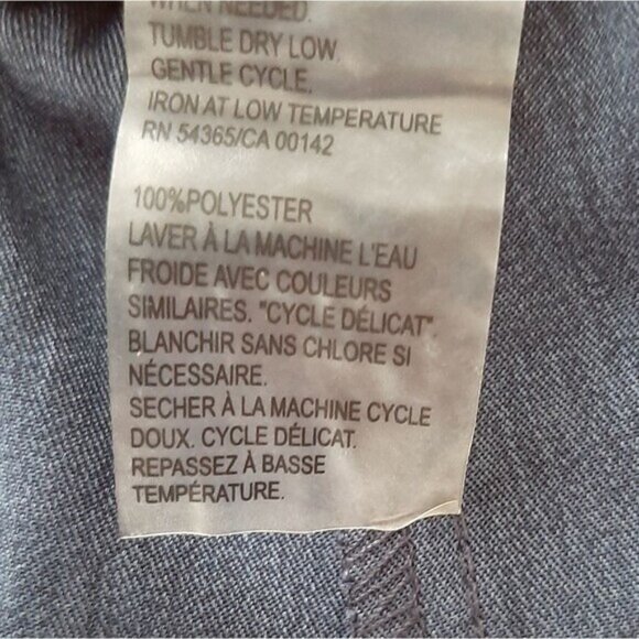 ALIA / by Nygard Classic Fit High Waist Pull-on Dress Pants Blue Sz 24 W - Picture 10 of 11